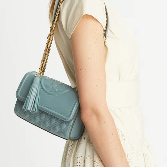 🔥 NeW! Tory Burch Fleming Small Convertible Shoulder Bag - Picture 4 of 17